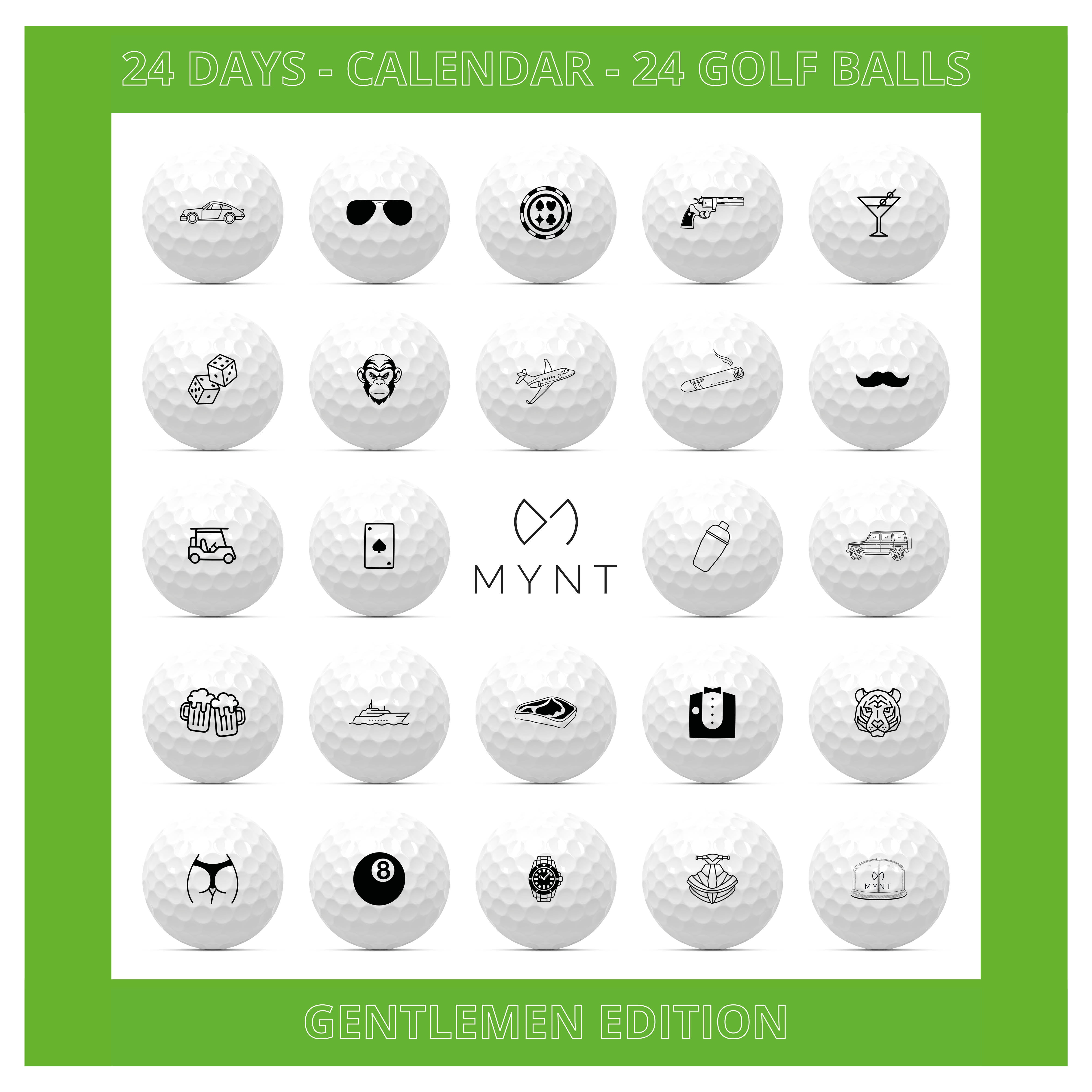 Personalizza le palline da golf MYNT 